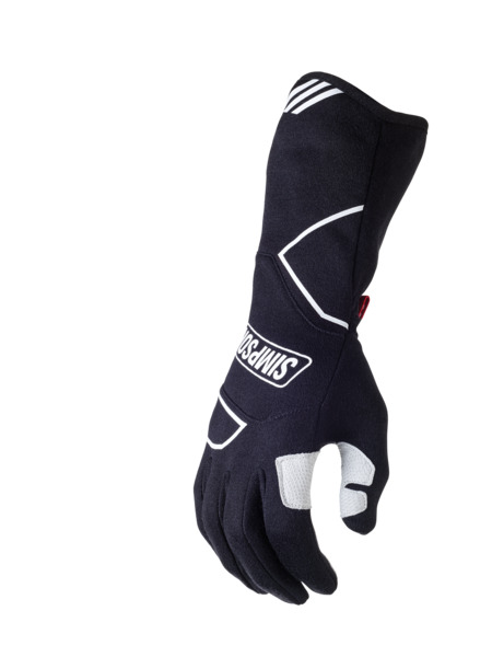 Simpson Racing Wgmk Wheeler Glove Sfi 3.3/5 Certiﬁed Size Medium, Black, Pair