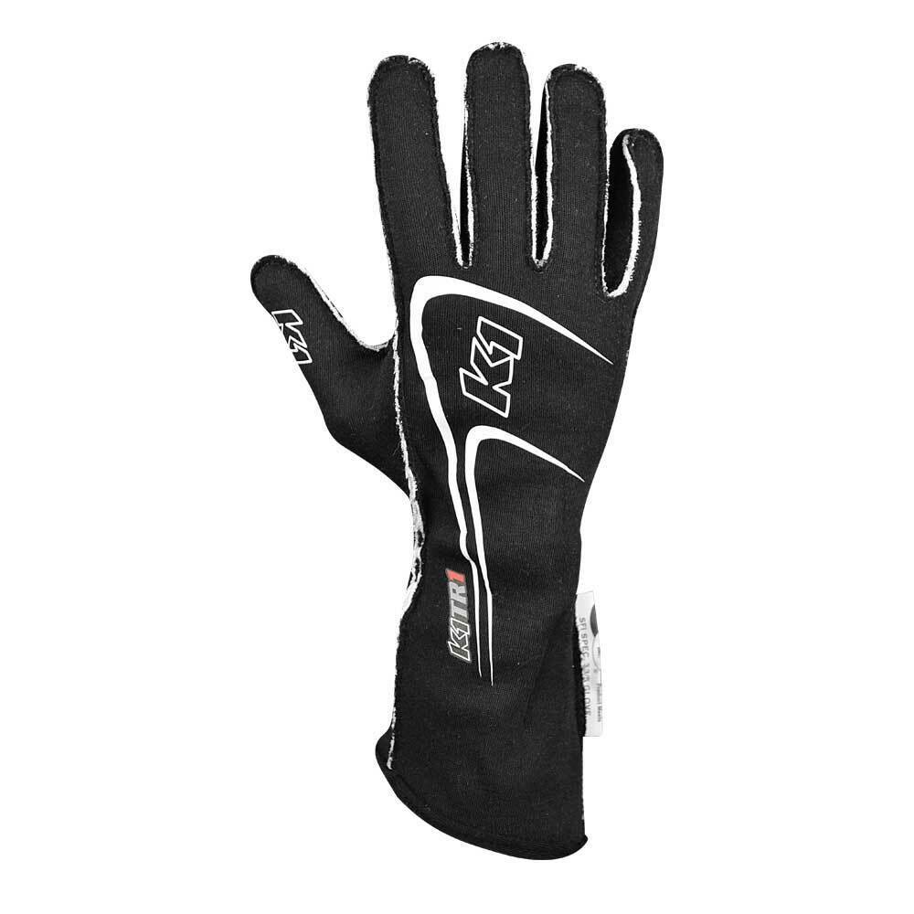 K1 Racegear 23-tr1-r-xl Track 1 Gloves, Nomex, Red, Xl