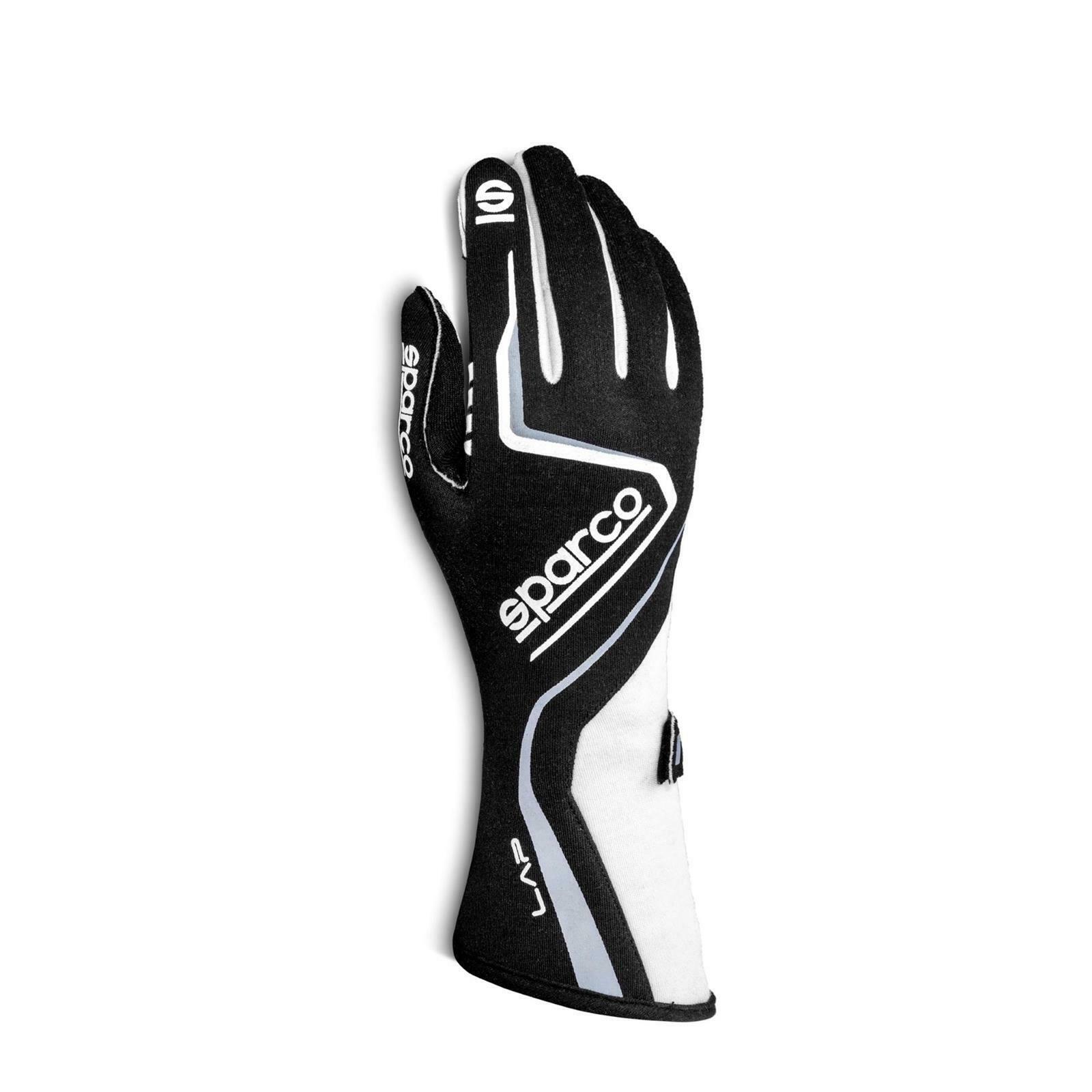 Sparco 00131512nrbi Lap Sfi 5 Racing Gloves, Black/black, X-large