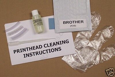 Unblock Print Head Nozzle For Brother. Printer Cleaning Kit Cleaner Flush (pckb)