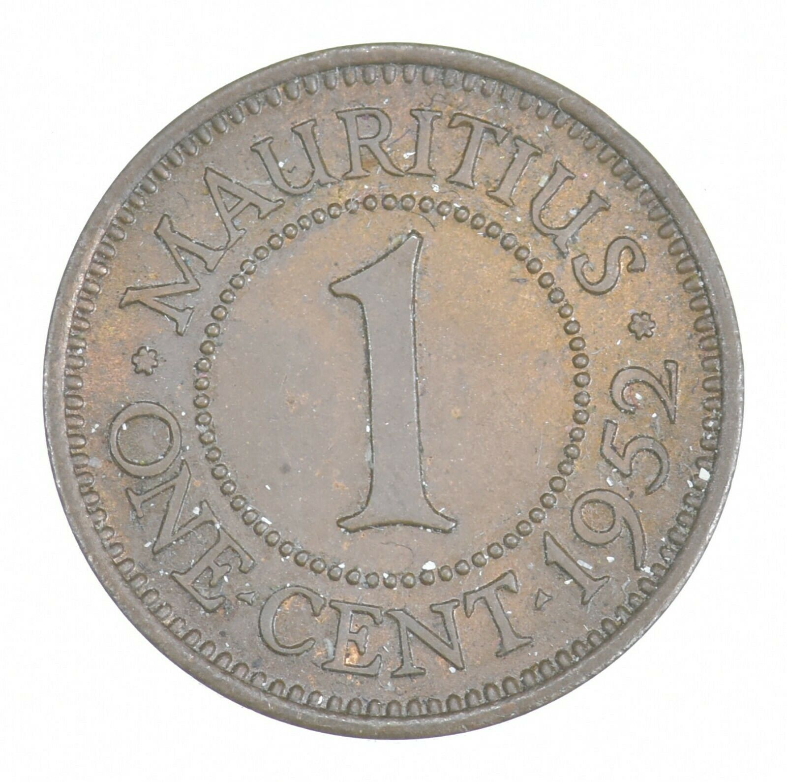 Better - 1952 Mauritius 1 Cent - Tc *277