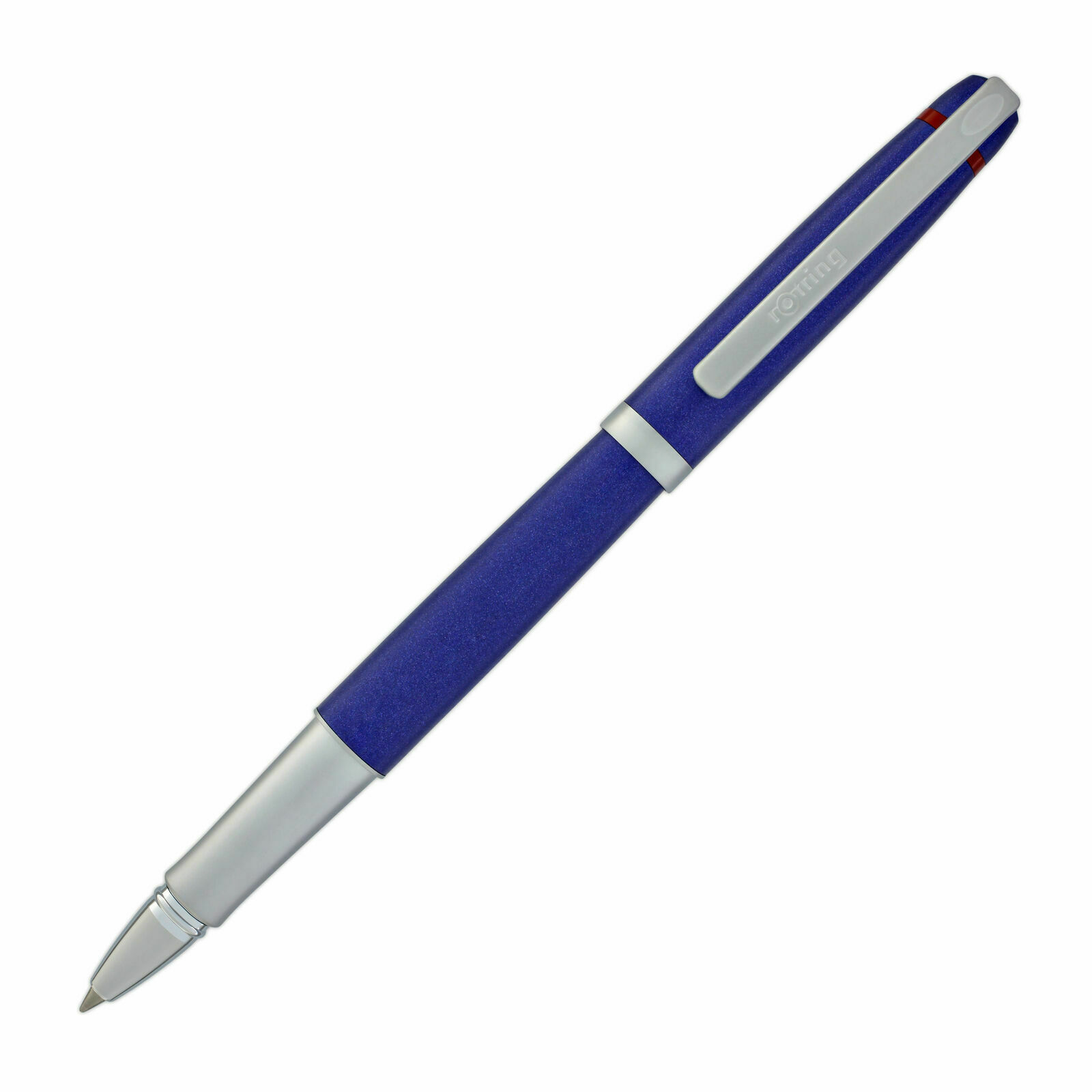 Rotring Pen Rollerball  Pen Freeway Matte Blue & Silver Metal Rollerball  Pen *
