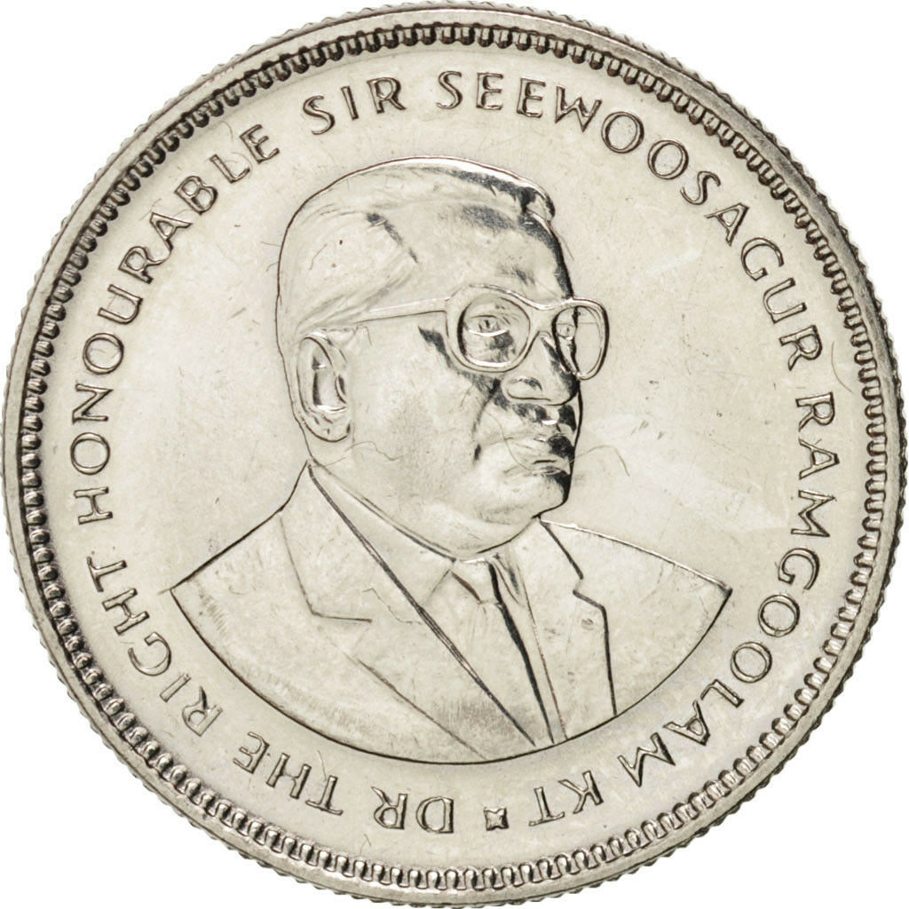 [#46988] Mauritius, 20 Cents, 1987, Km:53