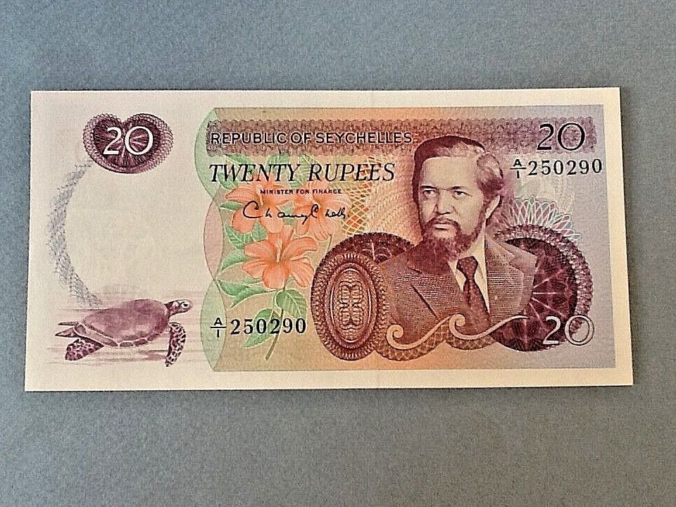 Seychelles 20 Rupees P-20a Nd(1977)