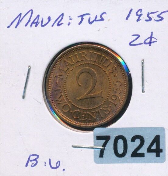 Mauritius - 2 Cent 1955 - Bu - #7024
