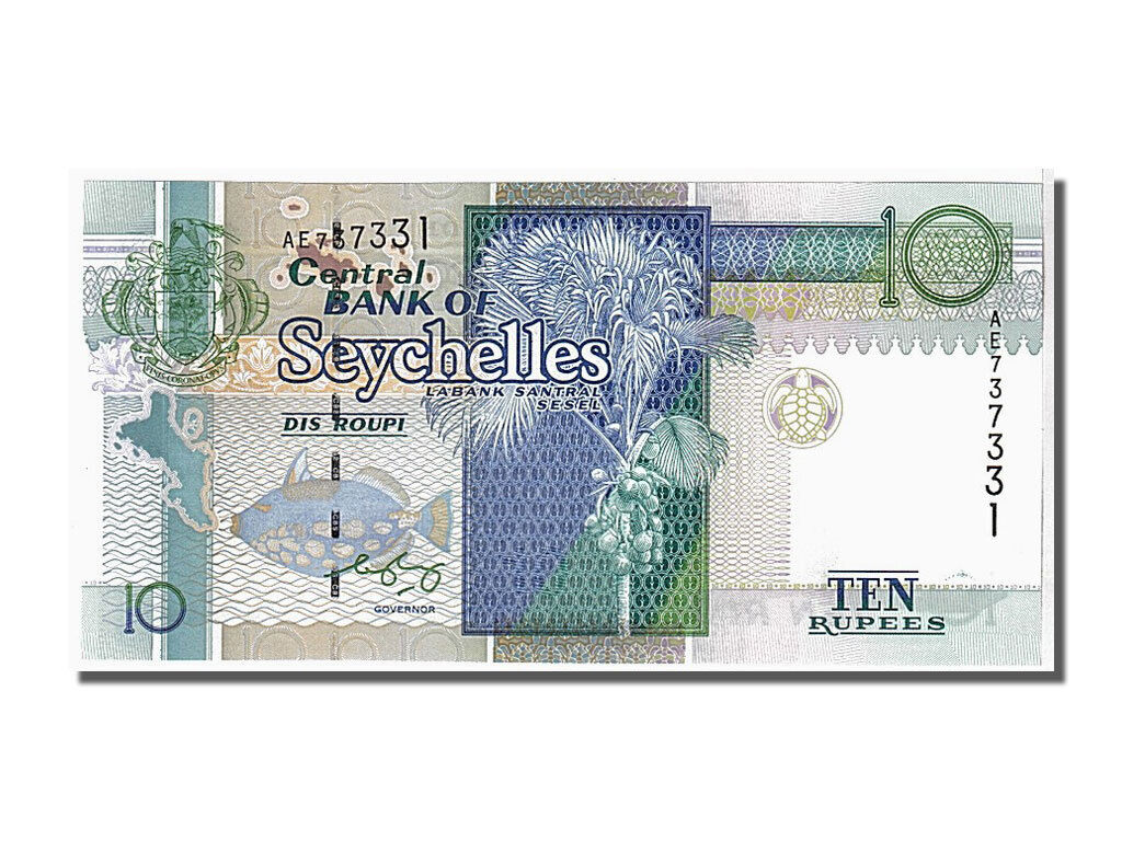 [#106847] Banknote, Seychelles, 10 Rupees, 1998, Km:36b, Unc