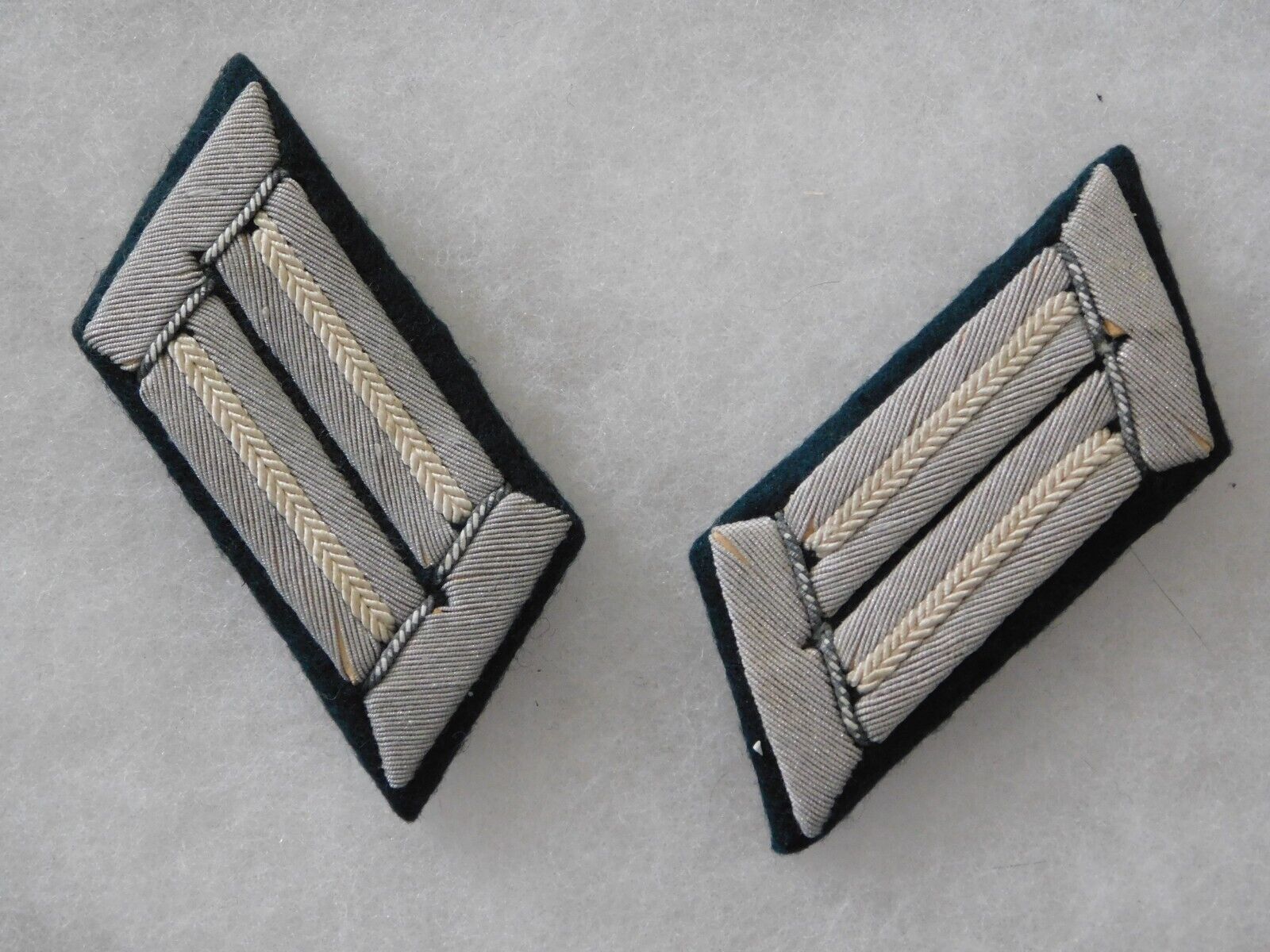 German Wwii Infantry Officers Dress Collar Tabs