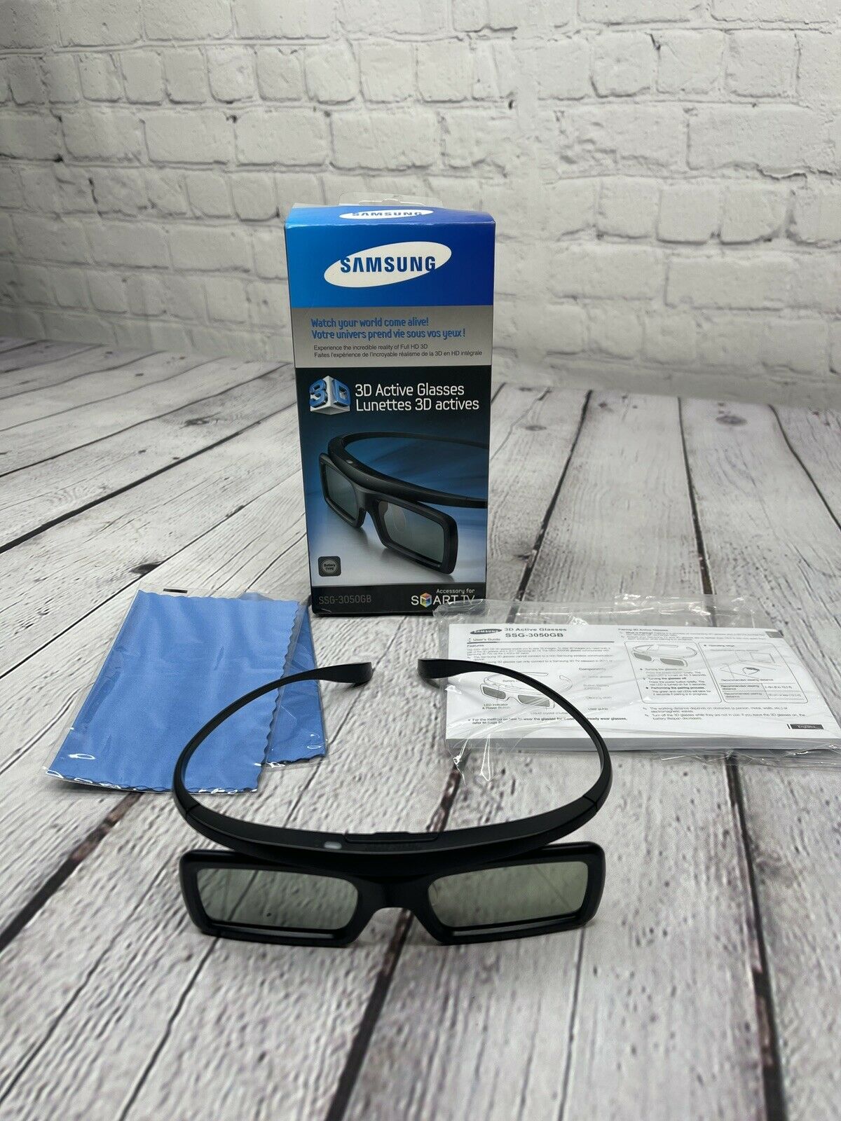 Samsung Ssg-3050gb 3d Active Glasses For Smart Tv Euc Free Shipping
