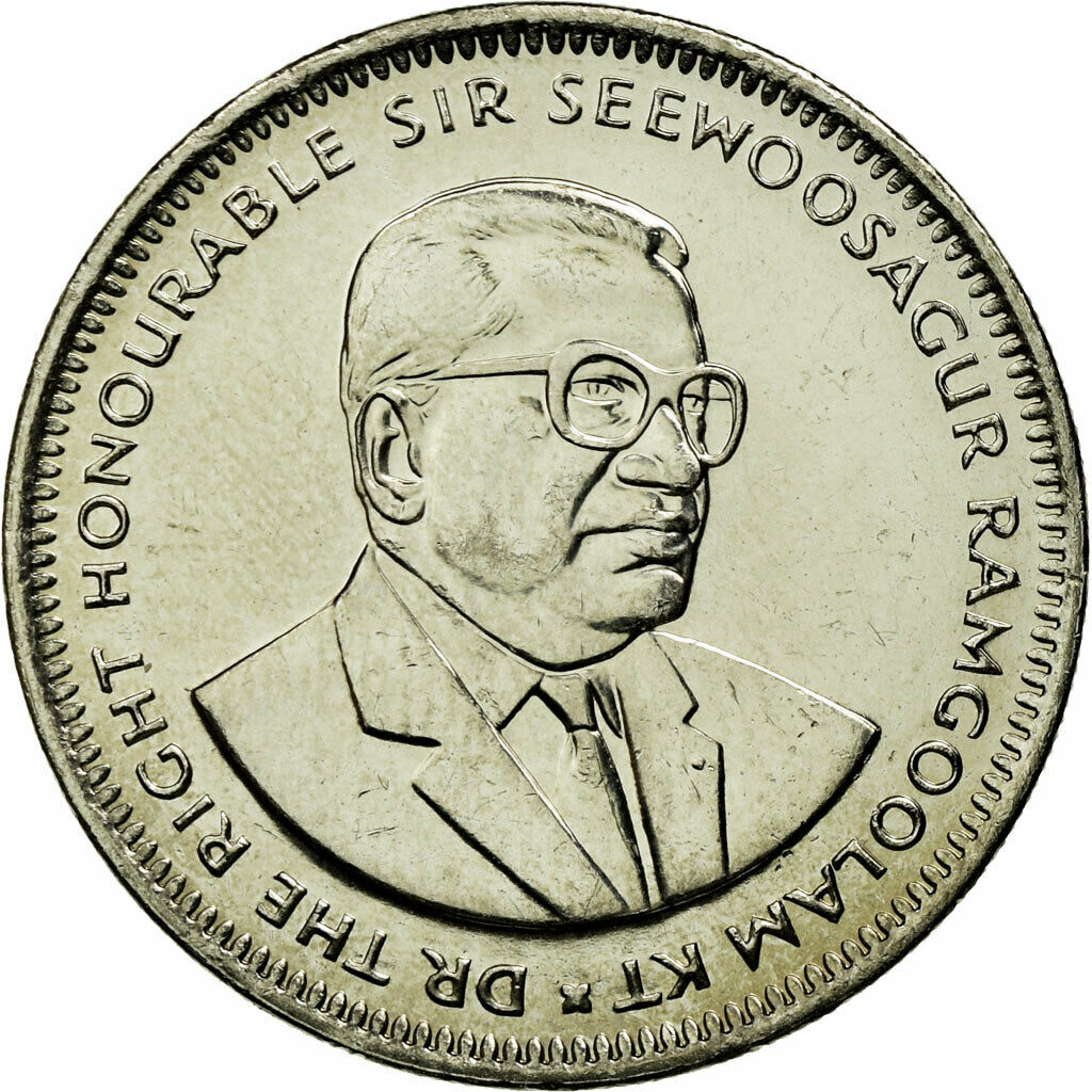[#587973] Coin, Mauritius, Rupee, 2004, Au(55-58), Copper-nickel, Km:55