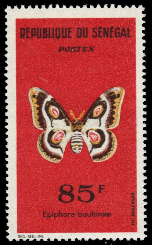 Senegal 224 - Butterflies "epiphora Bauhuminae" (pf42292)