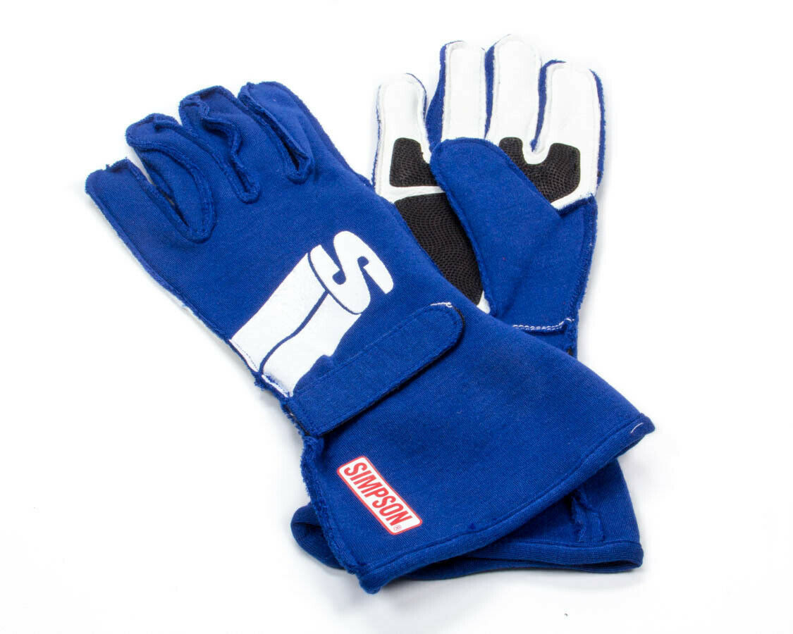 Simpson Safety Immb (pair) Gloves Impulse Blue Nomex Driving Sfi 3.3/5 Medium
